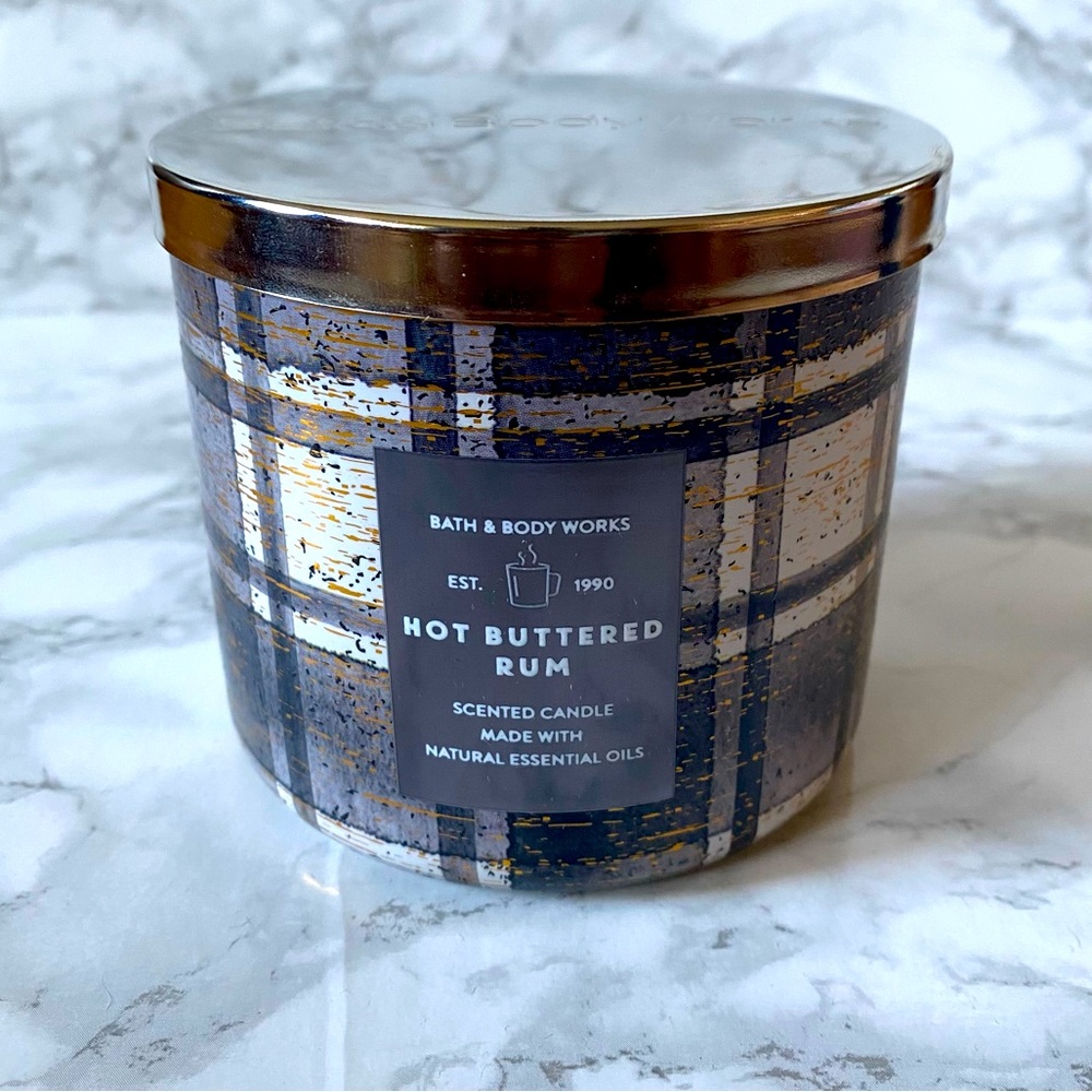 B & BW Hot Buttered Rum Candle